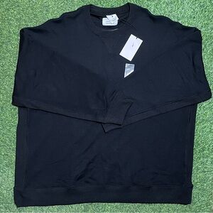 Nike Wool Classic Heavy Crewneck Black Sweatshirt Unisex SZ XXL FV4883-010 $130